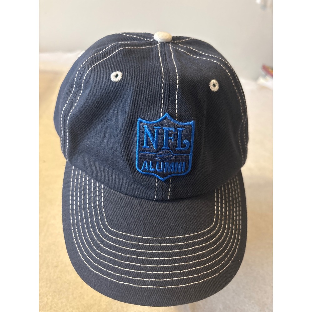 NFL Alumni Navy Blue Baseball Cap Sharp Marketing Caring for Kids Hat Adjustable